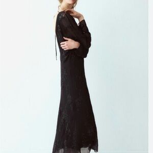 Zara Collection Embroidered Sequin Dress-This one is special!!!